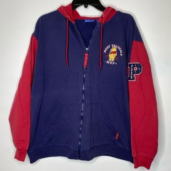Vintage 90s 1990s Winnie the Pooh most valuable player Jacket extra large XL y2k - Picture 2 of 8